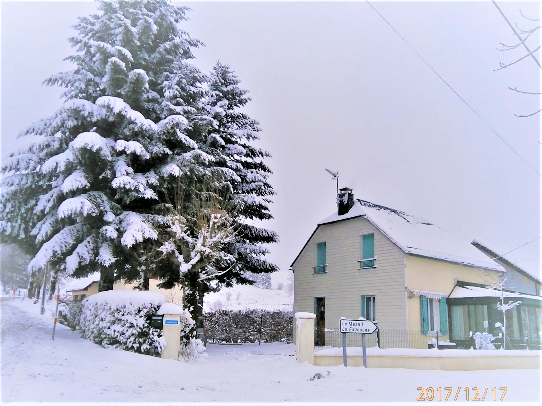 Maison en hiver